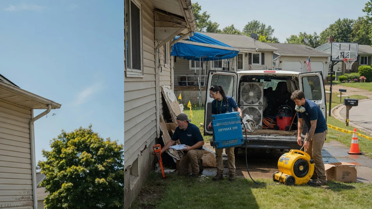 Ceiling Leak Cleanup in Gifford, IL near me