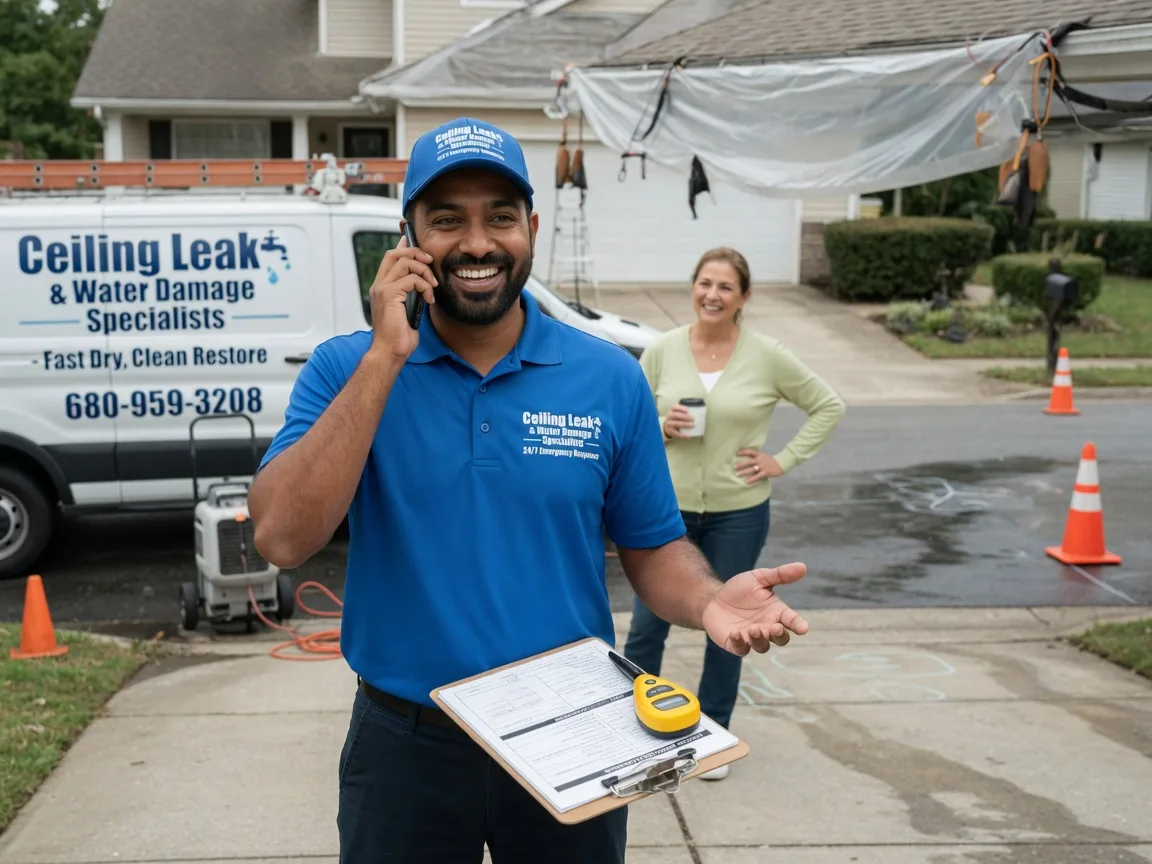 Ceiling Leak Cleanup Gifford, IL FAQs